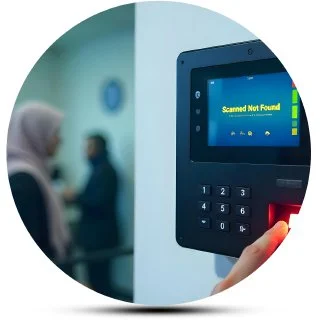 عدم شناسایی اثر انگشت یا کارت