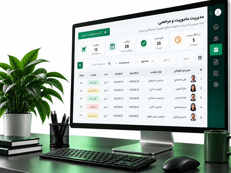 مدیریت ماموریت و مرخصی